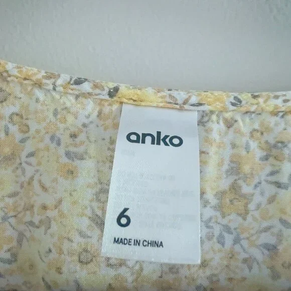 Anko button down floral mini tee - Picture 4 of 8